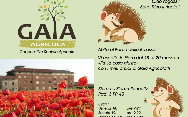 Gaia Agricola INVITO FIERA